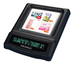 Настольный вакуум-флуоресцентный (VFD) Дисплей покупателя с монетницей DSP802U в Перми